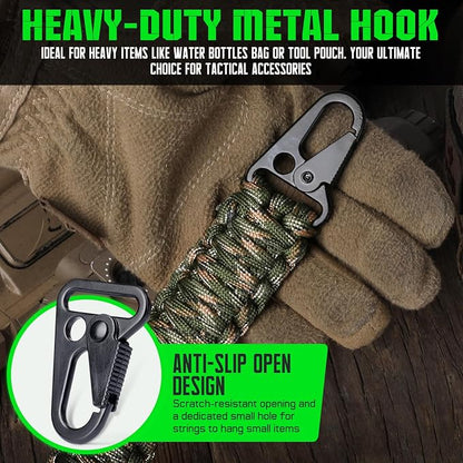 Tactical Paracord Handle，9-core Weaving Paracord Strap - Image 5