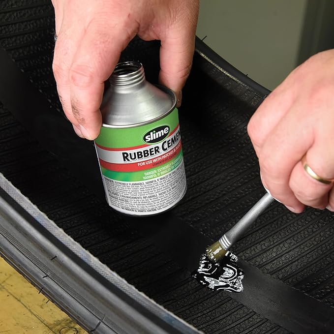 Slime 1050 Rubber Cement, Tire Repair, use - Image 3