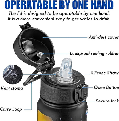 OLDLEY 12oz Kids Water Bottle, Stainless Steel Insulated Water Bottle - Image 2