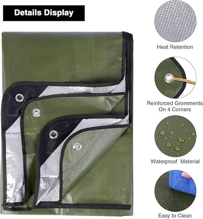 RedSwing Insulated Tarp, Waterproof All Weather Heavy Duty Heat Reflective - Image 3