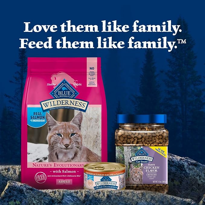 Blue Buffalo Wilderness Natural Adult Dry Cat Food, High-Protein and Grain-Free - Image 9