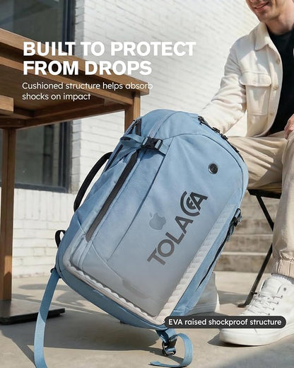 Tolaccea Travel Laptop Backpack 32L, TSA Friendly Flight Approved Computer Work - Image 3