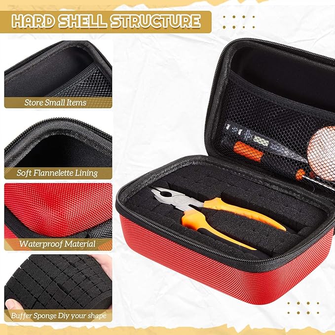 Relaxweex EVA Hard Case with Customizable Foam 7.1 x 4.7 x 3.1 Inch Protective - Image 3