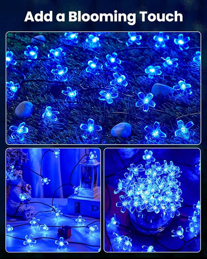 Brightown 60 LED Solar Flower String Lights - Image 7