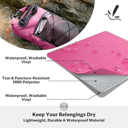STOVER 5/10/25/30/40/55L Waterproof Dry Bag- Roll-Top Backpack w/Phone Case- - Image 2