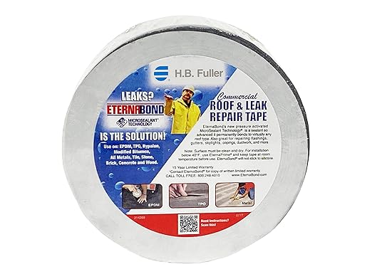 EternaBond RoofSeal Gray 2" x50' MicroSealant UV Stable RV Roof Seal Repair by ETERNABOND