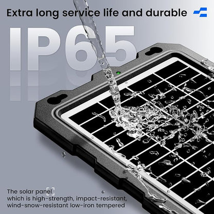 POWOXI-9W-Solar-Battery-Trickle-Charger-Maintainer -12V Portable Waterproof - Image 6