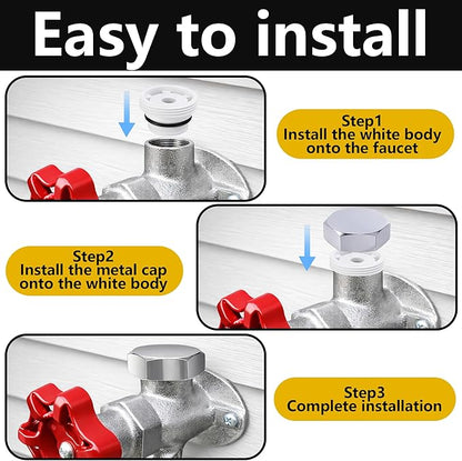 4 Pack Vacuum Breakers Outside Faucet, Stainless Steel Vacuum Breaker Repair - Image 4