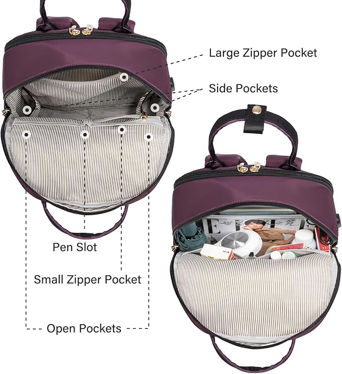 LOVEVOOK Laptop Backpack for Women Men, 17.3 Inch Laptop Bag - Image 4
