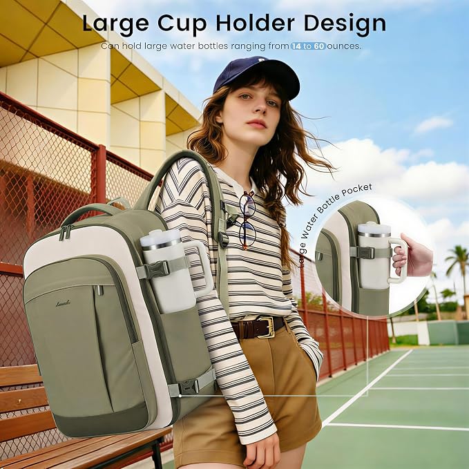 LOVEVOOK 50L Travel Backpack for Women & Men, Airline Approved Carry On Backpack - Image 8