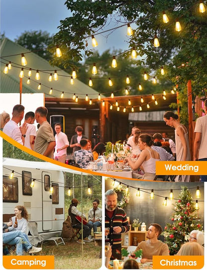 Larkvue 25FT Outdoor String Lights, Patio Lights - Image 8