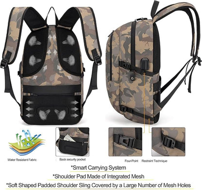 Tzowla Travel Laptop Backpack Water Resistant Anti-Theft Bag - Image 4