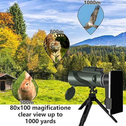 Monocular-Telescope 80x100 High Powered Monoculars High Definition - Image 4
