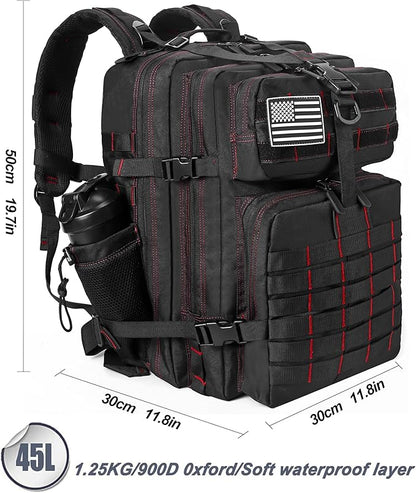 LHI Military Tactical Backpack for Men and Women 45L Army 3 Days Assault Pack - Image 3