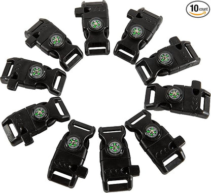 10 PCS Emergency Whistle Buckle come by TcJ-Chen