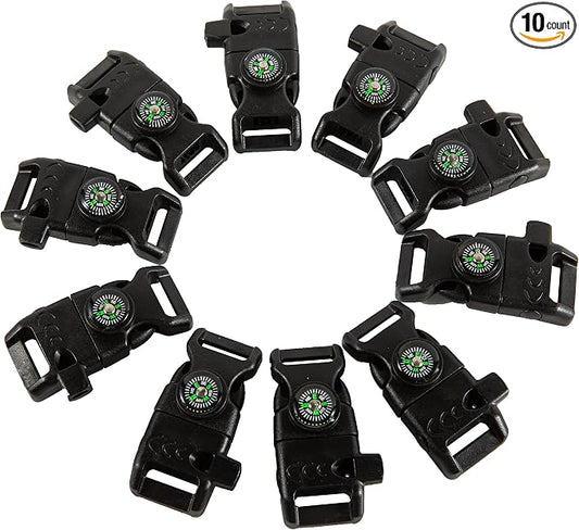 10 PCS Emergency Whistle Buckle come by TcJ-Chen