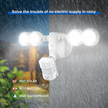 SANSI 40W 5000 LM LED Motion Sensor Outdoor Lights 5000K Daylight Super Bright - Image 5