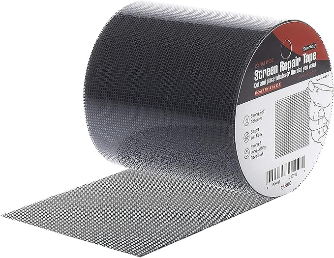 by.RHO Screen Repair Tape, Extra Wide, Adhesive & Waterproof, Fiberglass by byRHO