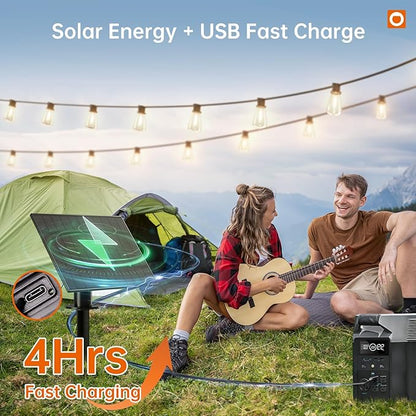 addlon 120FT Solar String Lights Outdoor, Waterproof Solar Powered Outside - Image 4