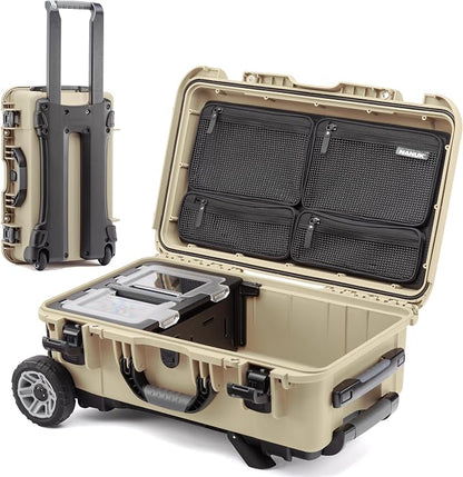 NANUK Trail 30 – 28.5L Waterproof Storage Box Wheeled and Modular Cargo Case by NANUK