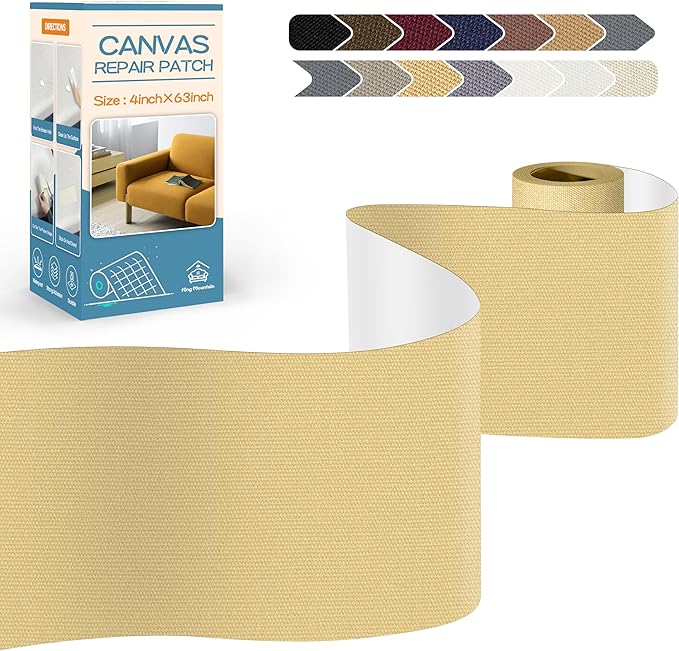 KING MOUNTAIN Canvas Repair Tape, Outdoor Gear Patch, 4×63 Inches, Waterproof by ForABetterHomeLife