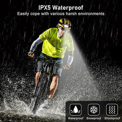 Blukar LED Headlamp Rechargeable, 2000L Super Bright Headlight - Image 7
