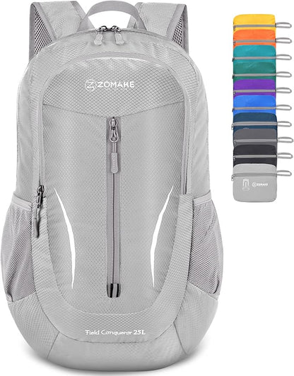 ZOMAKE Ultra Lightweight Packable Backpack 25L, Foldable Hiking Backpacks Water by ZOMAKE