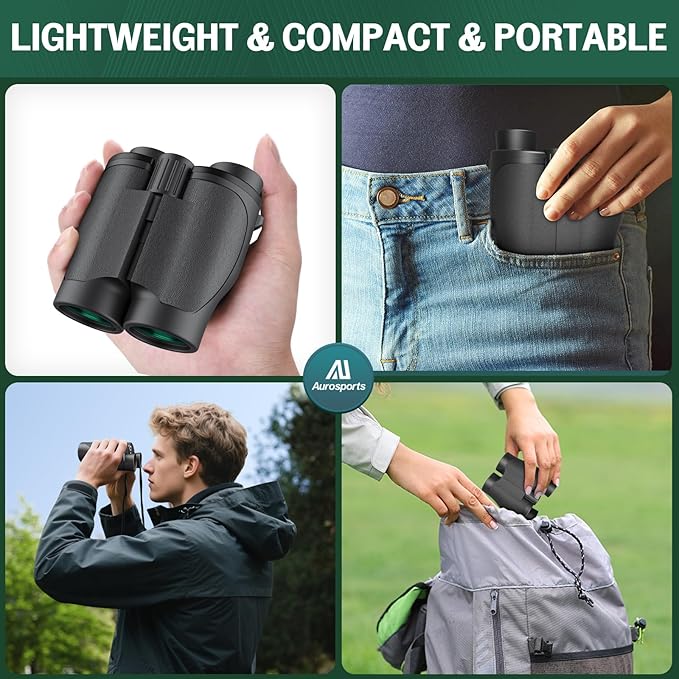 Aurosports 16x32 Binoculars for Adults and Kids - Image 6
