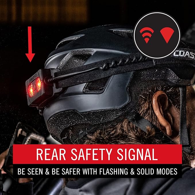 Coast RL20R 1000 Lumen Tri-Color LED Rerchargeable Headlamp - Image 7