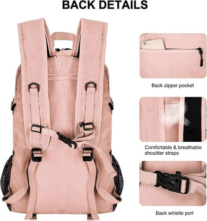 Goloni 45L Hiking Backpack Lightweight Foldable, Waterproof Camping Backpack - Image 5