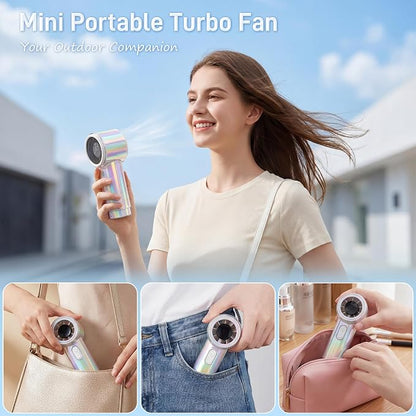 Portable Handheld Turbo Fan, 15000RPM High Speed, Personal Pocket Fan - Image 5
