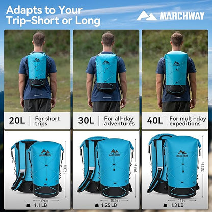 MARCHWAY Floating Roll Top Dry Bag, Flexible Lightweight TPU Waterproof - Image 6