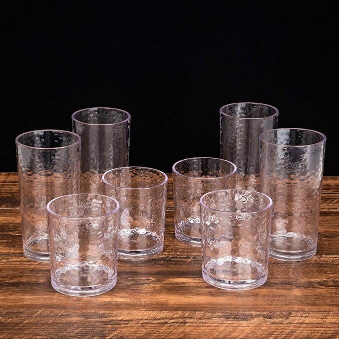 KX-WARE 14-ounce and 20-ounce Acrylic Glasses Plastic Tumbler, Dishwasher Safe - Image 6