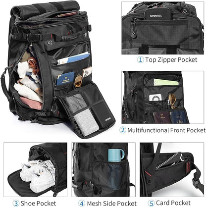 YOUMIAN Large Capacity For Travel Hiking Sports Carry On Backpack Durable - Image 6