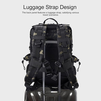 LHI Military Tactical Backpack for Men and Women 45L Army 3 Days Assault Pack - Image 5