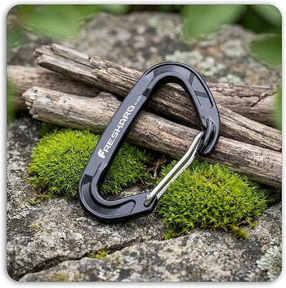 FresKaro 5pcs Nano Carabiner Clips, 8kN 1798lbs, Small Sturdy, Reliable - Image 6
