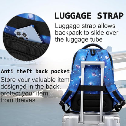 Volher Laptop Backpack, Business Travel Anti Theft Slim Durable Laptops Backpack - Image 6