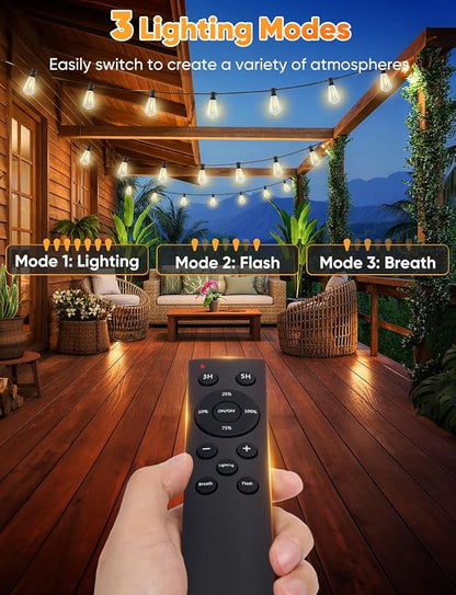 Brightever 50FT Outdoor String Lights - Image 3