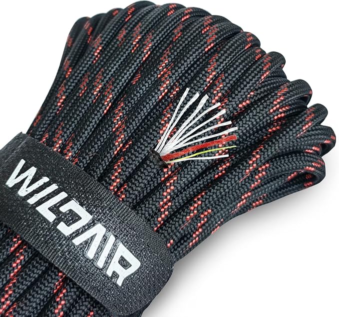 WILDAIR Paracord Survival Paracord Parachute Fire Cord Survival Ropes 4-in-1 by WILDAIR