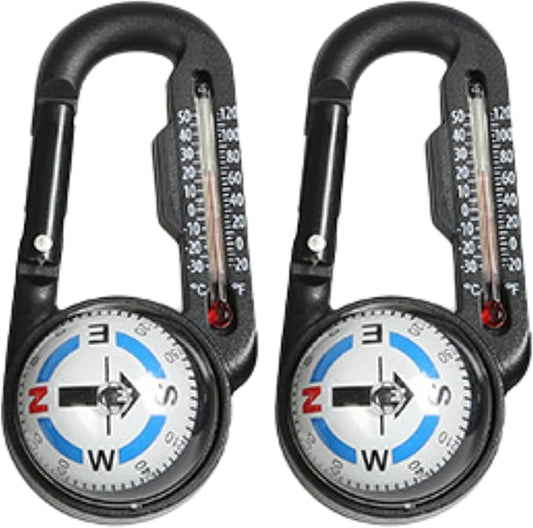 Trekker's Compass Crew Carabiner Compass by Unknown