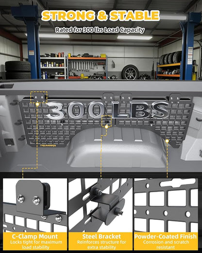 Trumgeta Aluminum Side Bed MOLLE Panel Fit - Image 4