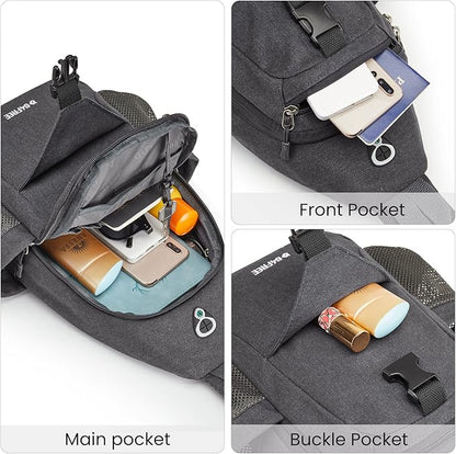 G4Free Canvas Sling Bag Crossbody Backpack - Image 5