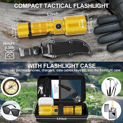 Banral Flashlights High Lumens Rechargeable, Super Bright Long Range Small - Image 2