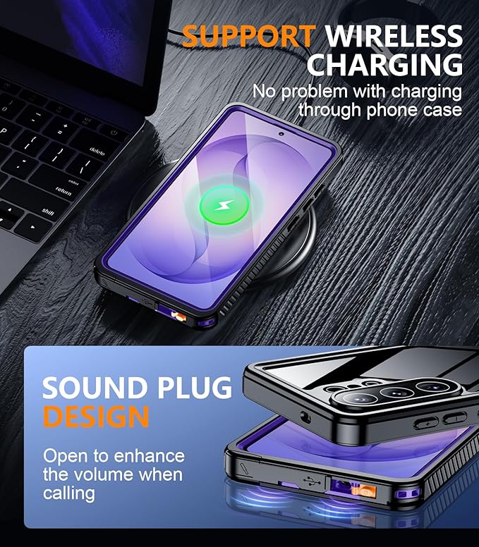 Temdan Designed for Samsung Galaxy S26 Ultra Case Waterproof, Built-in Lens & - Image 6