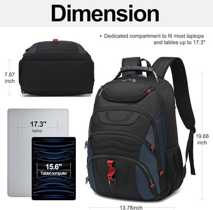 Boavan Laptop Backpack for men, 17.3 inch Laptop Bag - Image 2