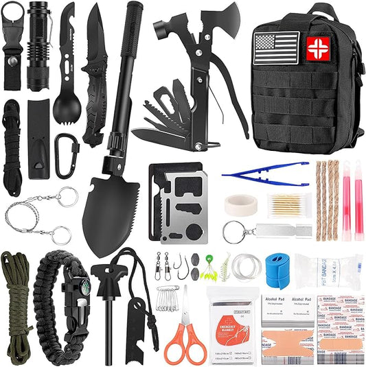LUXMOM Emergency Survival Kit and First Aid Kit, Gift by LUXMOM