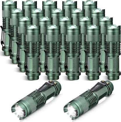 Fumete 20 Pieces LED Flashlight Mini 3 Mode Tactical Torch Small Water by Fumete