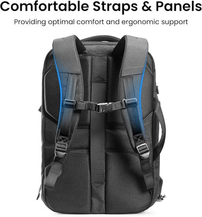 tomtoc Travel Backpack 40L, TSA Friendly Flight Approved Carry-on Luggage Hand - Image 7