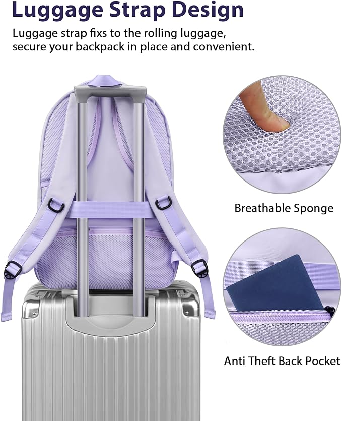 MATEIN Large 17 Inch Laptop Backpack - Image 3