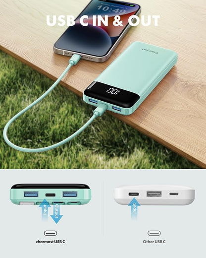 charmast Portable Charger with Built in Cables, Power Bank with Cords Wires - Image 8